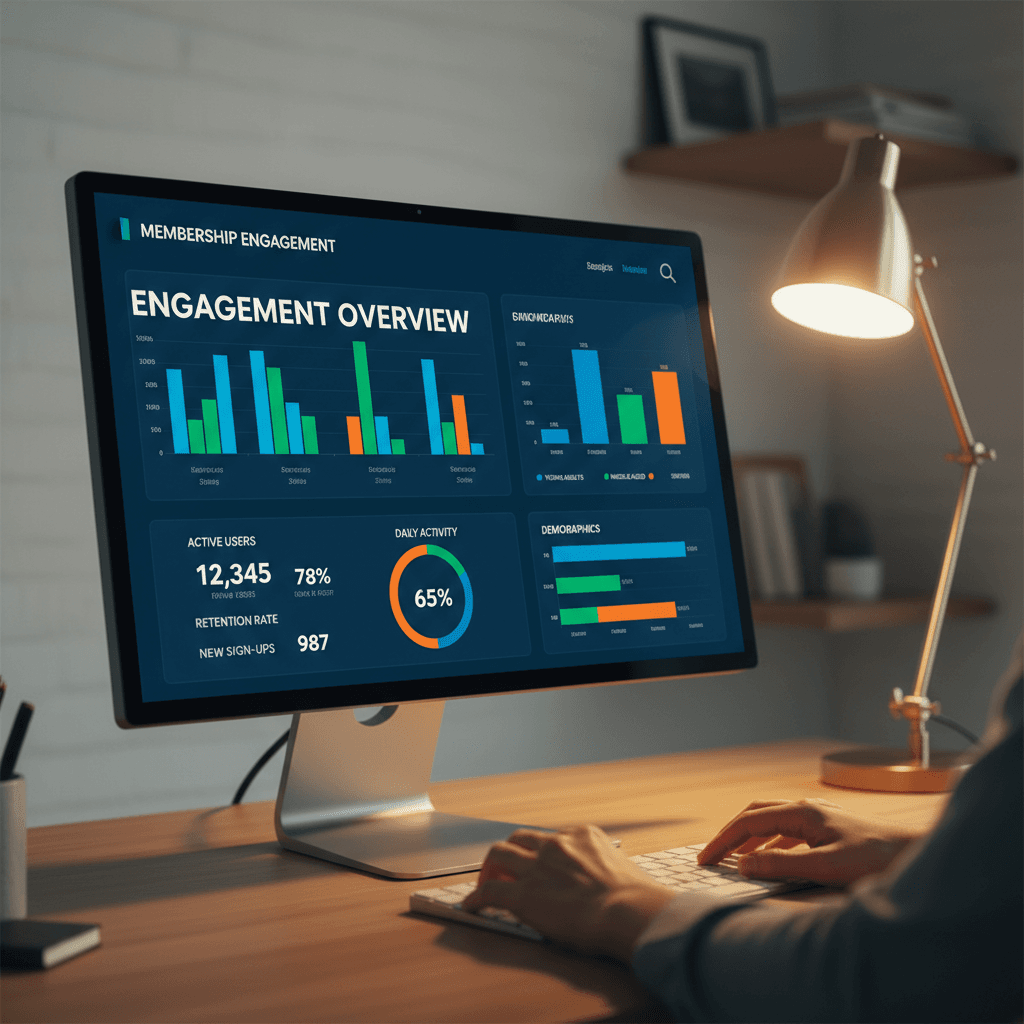 Real-time membership analytics dashboard